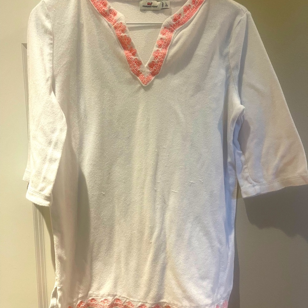 Girls Vineyard Vines Terry Beach Coverup